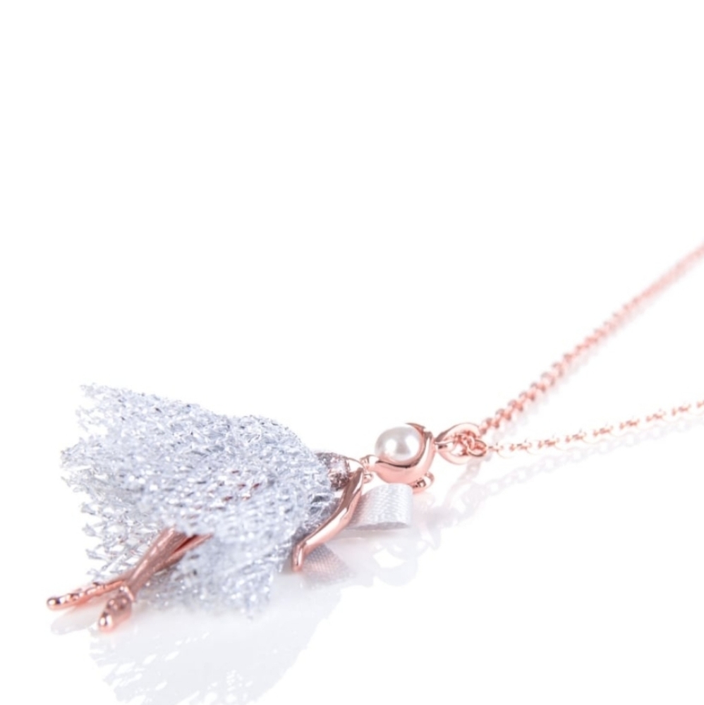 🍒NWT🍒 TED BAKER MINI BALLERINA NECKLACE - Picture 4 of 7